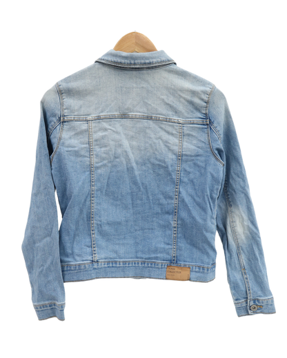 Veste en jean bleu clair - Zara - 13/14 ans (164 cm) - Fille