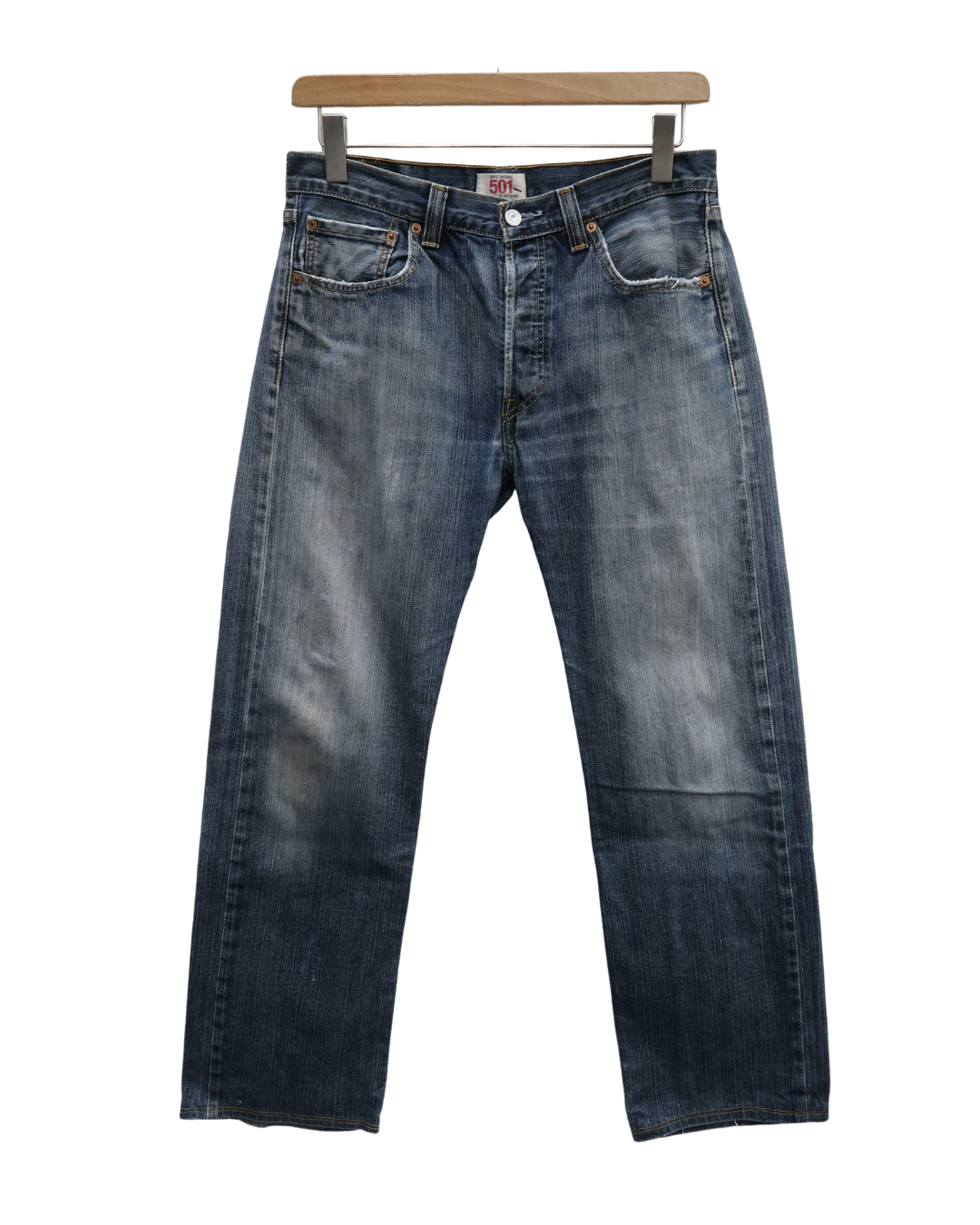 Jean 501 bleu délavé - Levi's - W33 L32