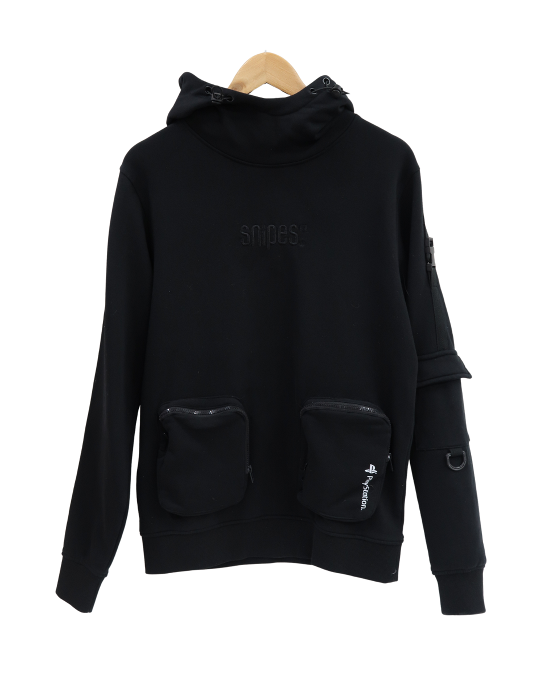 Sweat noir à capuche - Snipes x Playstation - S