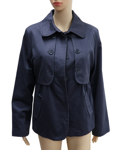 Manteau bleu marine/gris - Somewhere - L