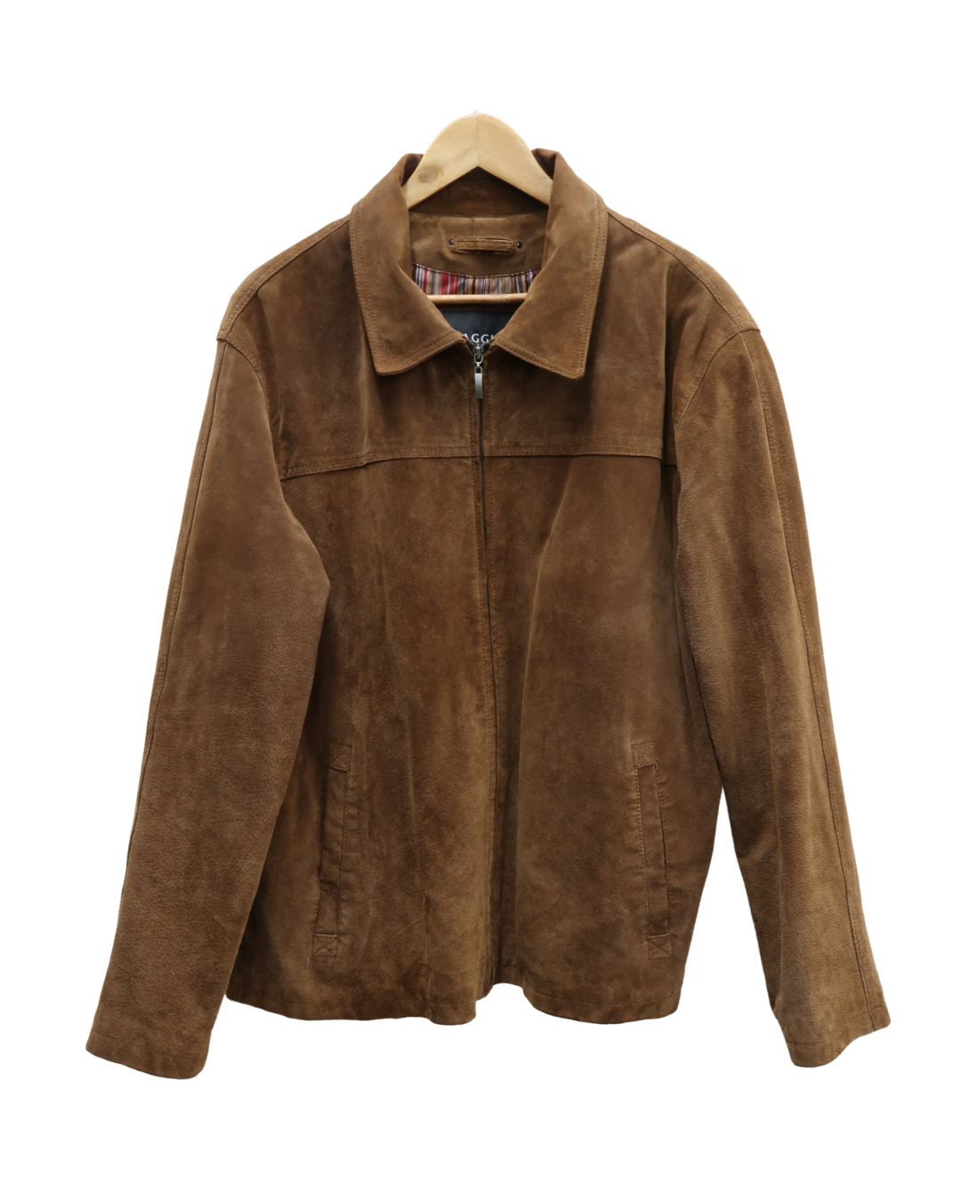 Manteau en daim marron clair - Biaggini - L/XL