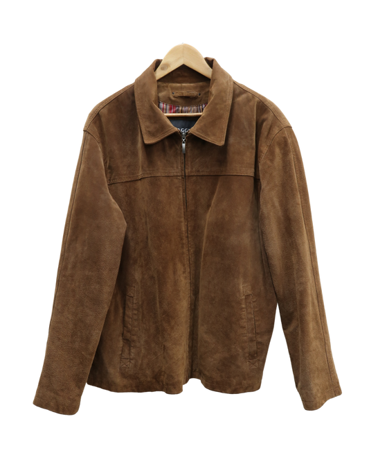 Manteau en daim marron clair - Biaggini - L/XL