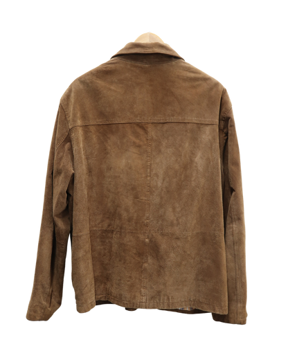 Manteau en daim marron clair - Biaggini - L/XL