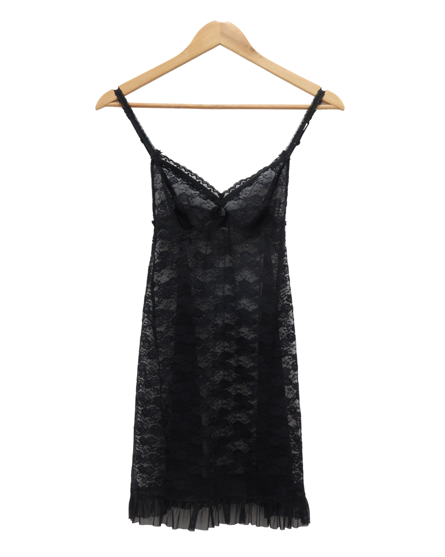 Robe en dentelle noire - H&M - S