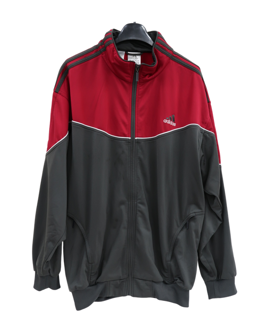 Veste rouge et grise - Adidas - XL