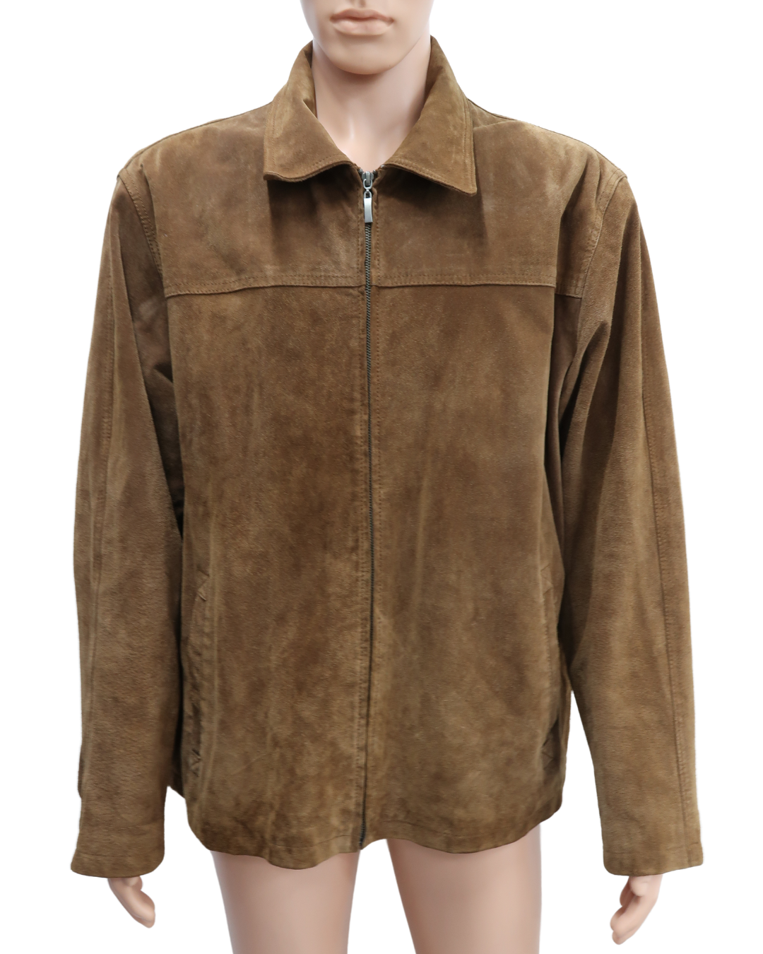 Manteau en daim marron clair - Biaggini - L/XL