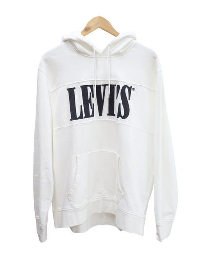 Sweat blanc à capuche - Levi's - XL