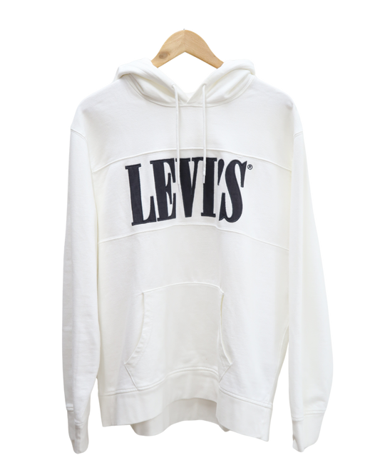 Sweat blanc à capuche - Levi's - XL