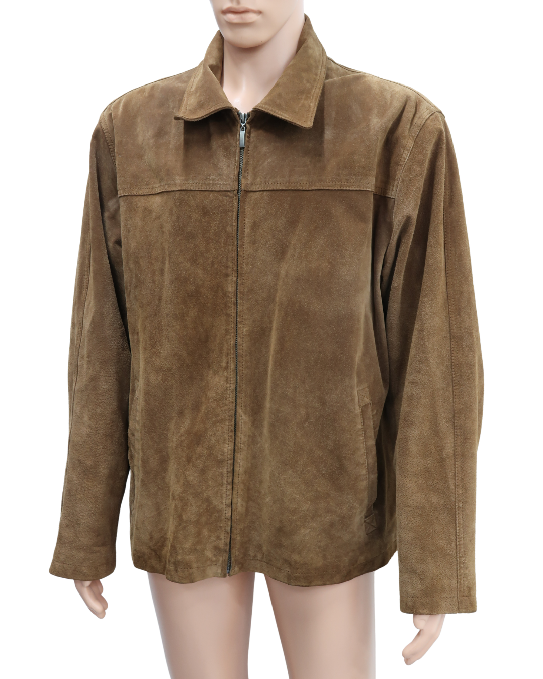 Manteau en daim marron clair - Biaggini - L/XL