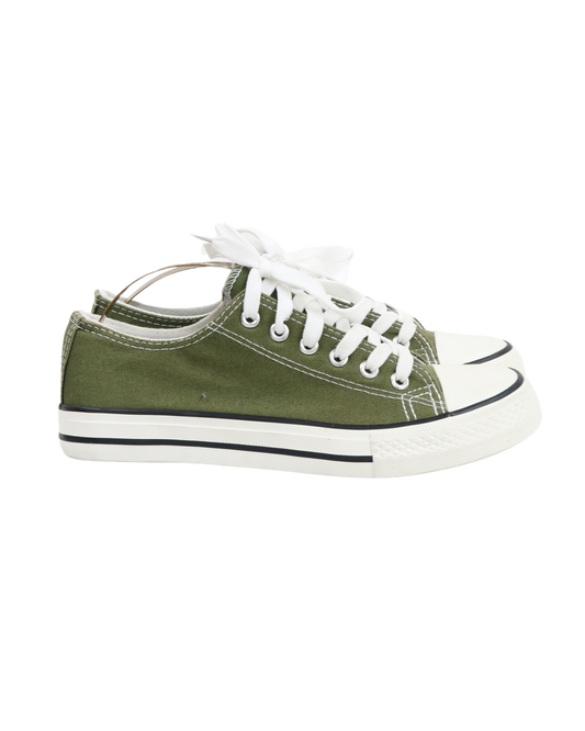 Chaussures khaki & blanches - 38