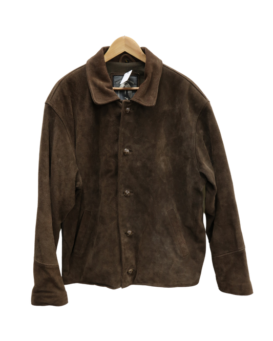 Manteau en daim marron - L