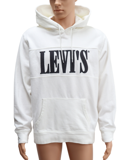 Sweat blanc à capuche - Levi's - XL