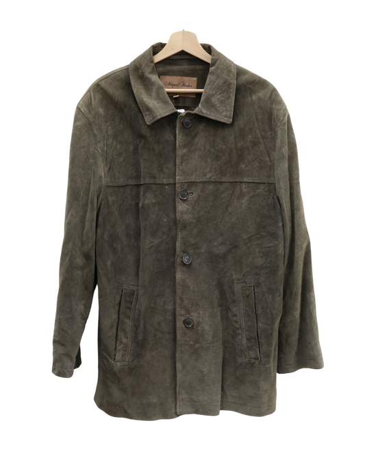 Manteau long en daim khaki clair - Newport Harbor - M