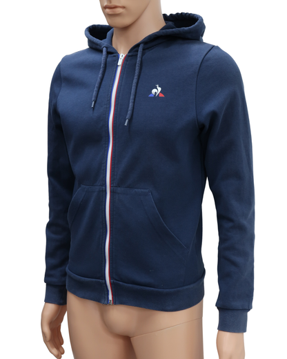 Gilet à capuche bleu marine - Le coq sportif - S