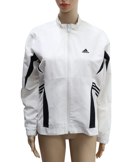 Veste blanche et noire vintage - Adidas - S