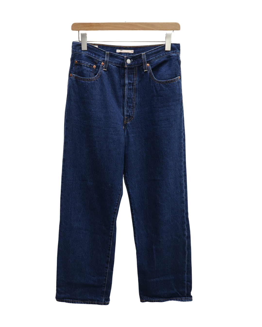 Jeans bleu foncé coupe Ribcage straight ankle - Levi's - W30 L29