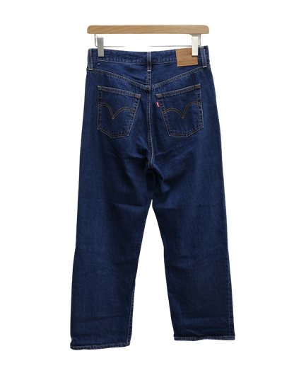 Jeans bleu foncé coupe Ribcage straight ankle - Levi's - W30 L29