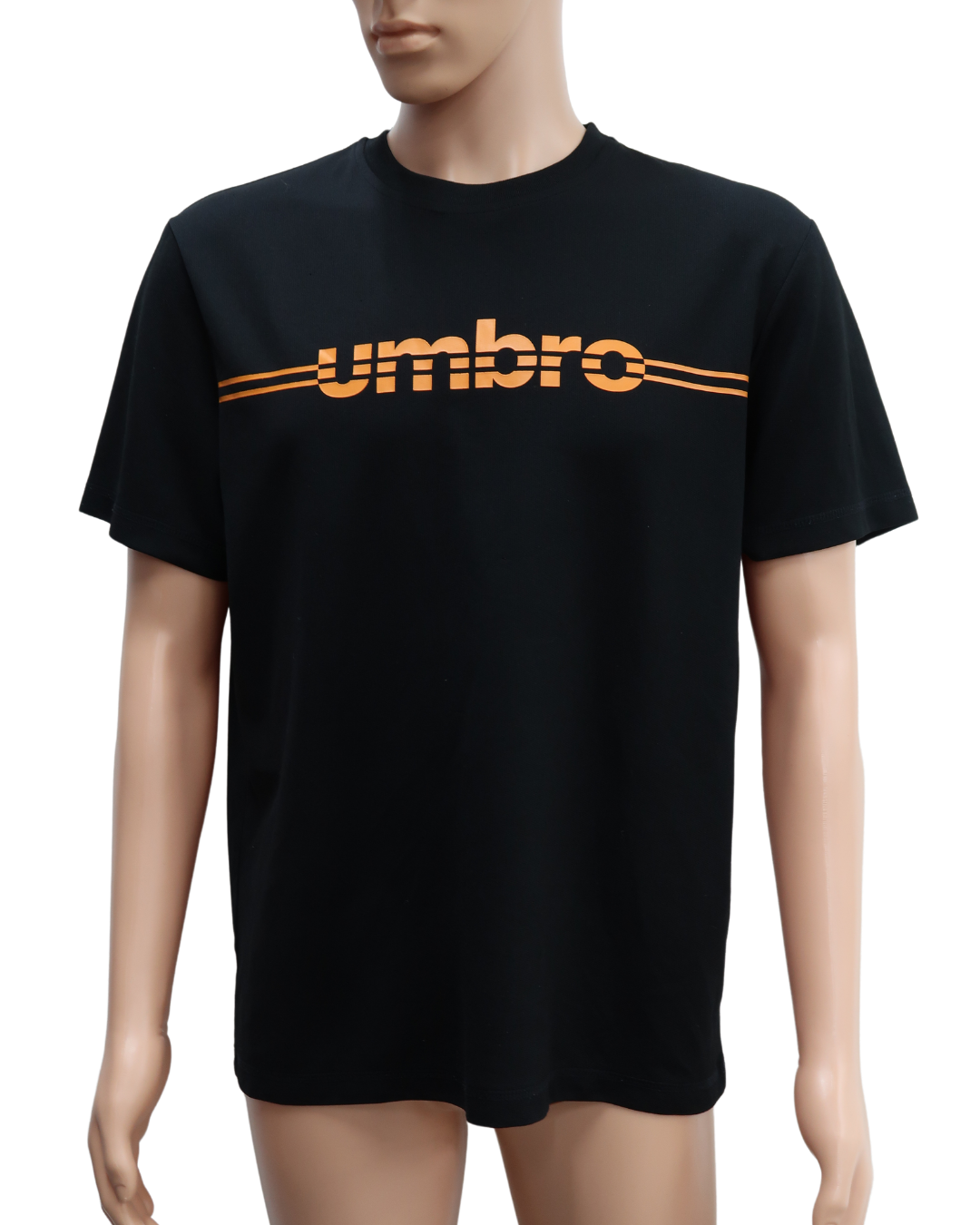 T-shirt à manches courtes noir & orange - Umbro - L