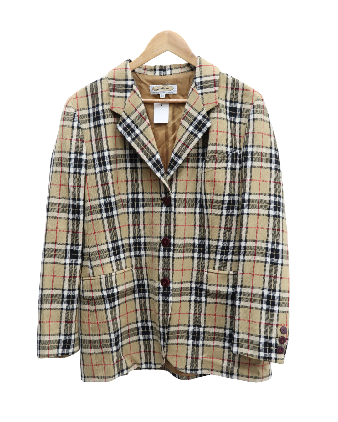 Blazer motif burberry - Galerie Lafayette - XL