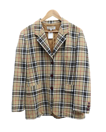 Blazer motif burberry - Galerie Lafayette - XL