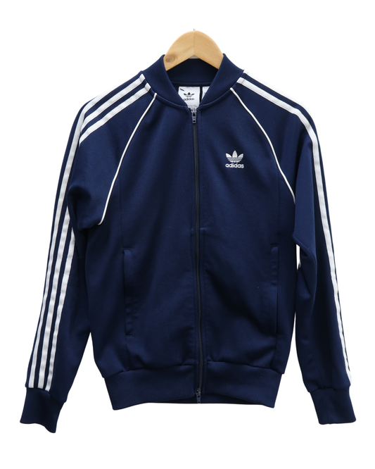 Veste bleu marine & blanche - Adidas - XS