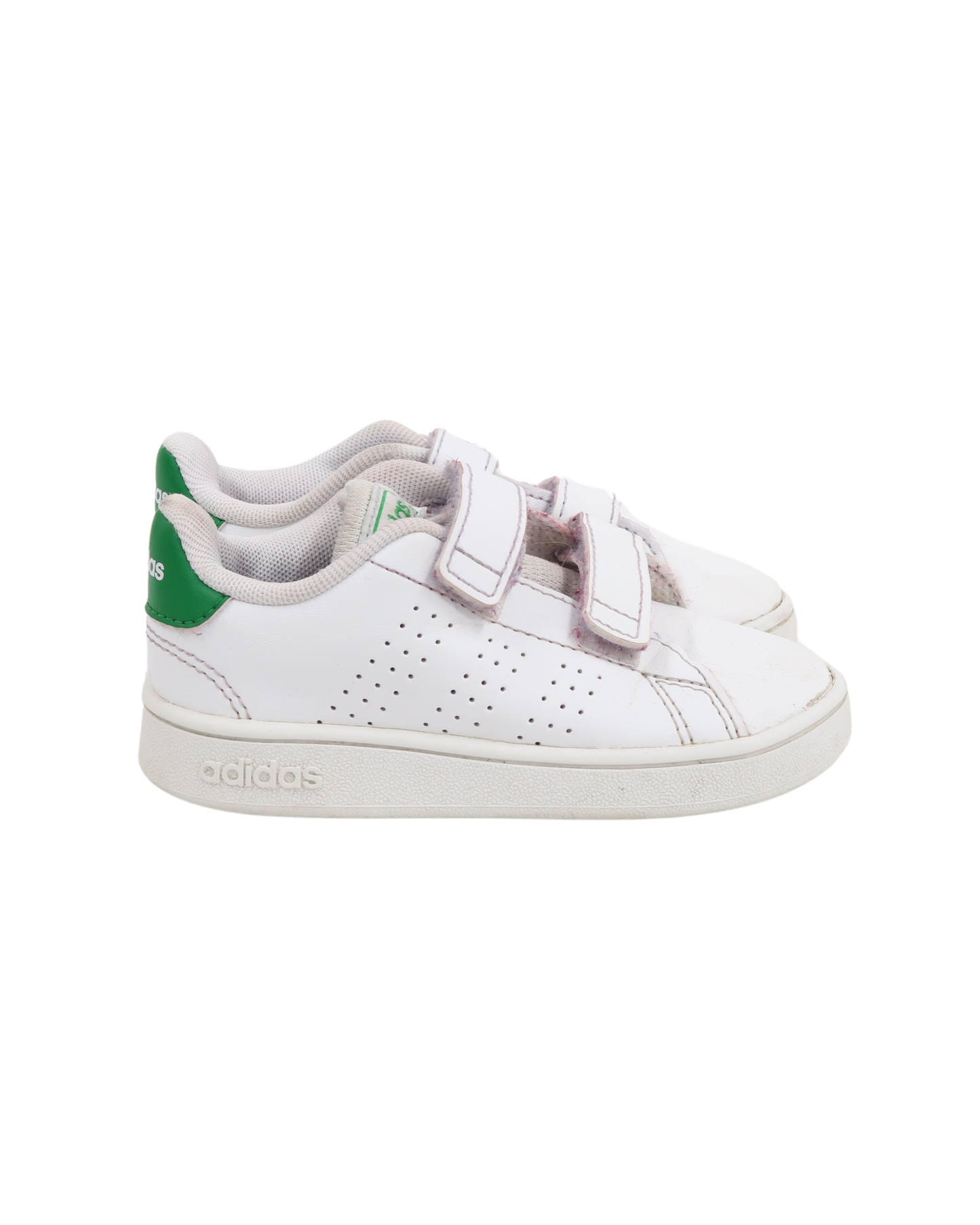 Baskets Stan Smith blanches & vertes - Adidas- 23