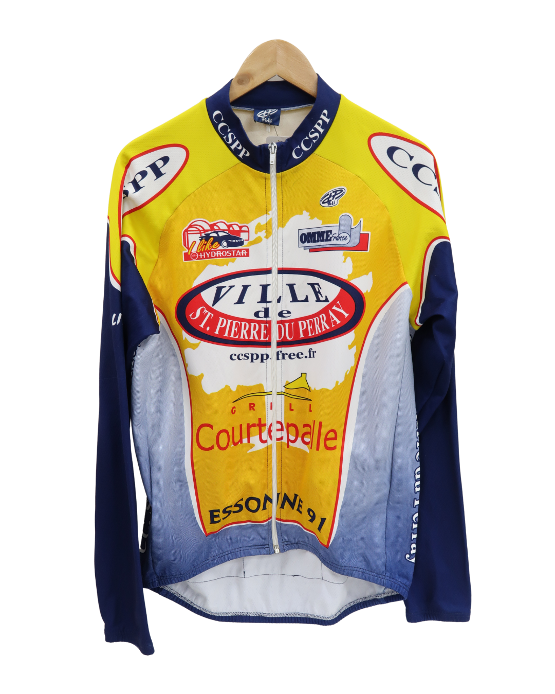 Maillot à zip à manches longues de cycliste - XL