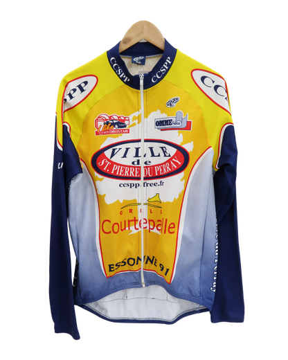 Maillot à zip à manches longues de cycliste - XL