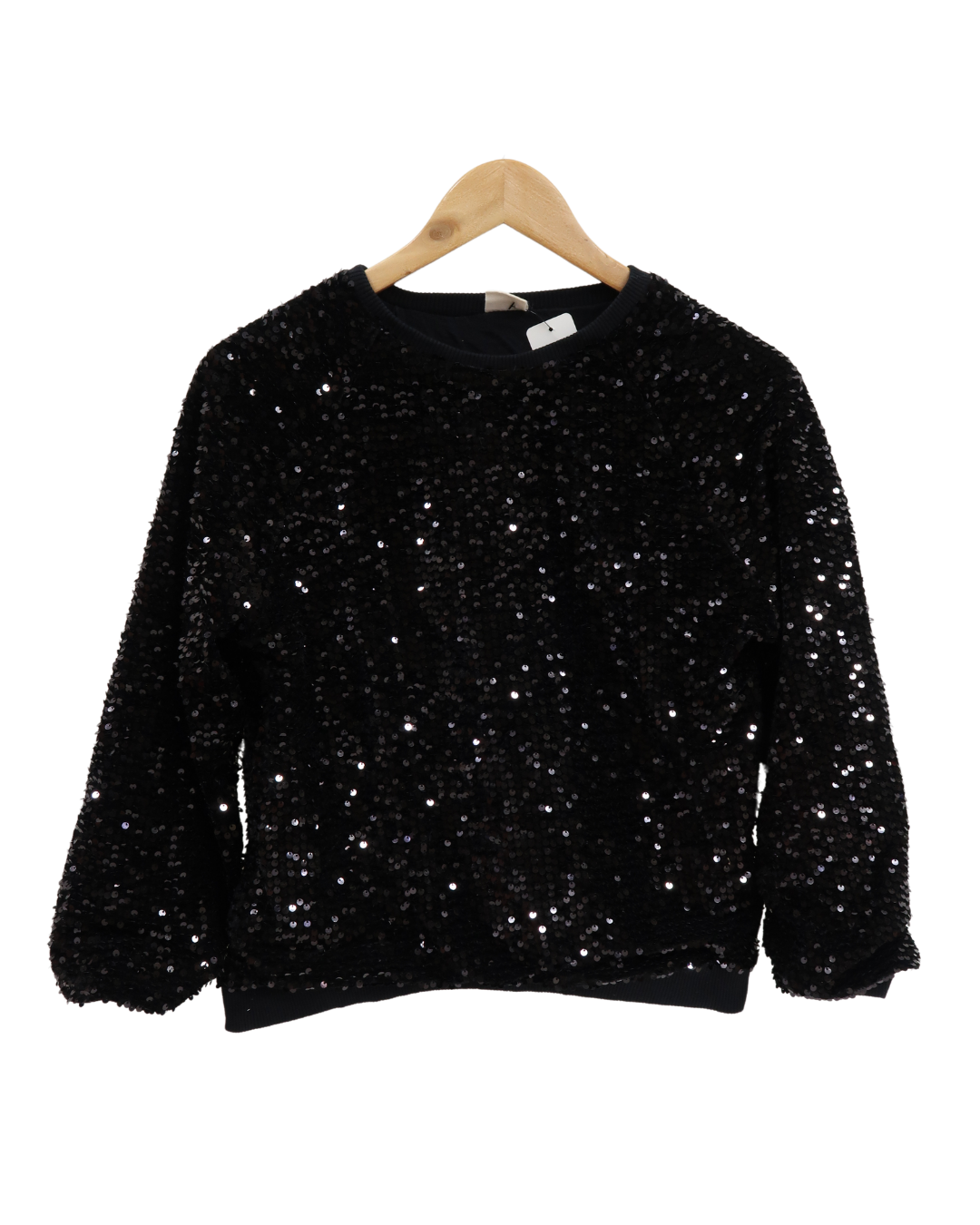 Pull noir à sequins - Zara - 11/12 ans (152cm) - Fille