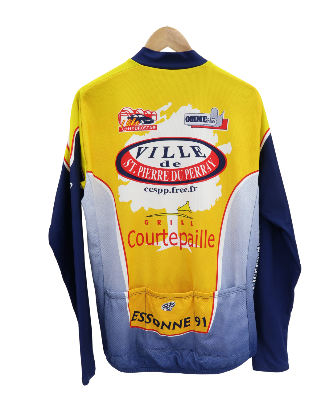 Maillot à zip à manches longues de cycliste - XL