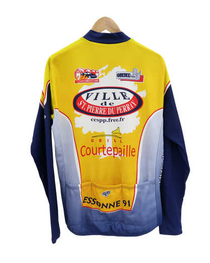 Maillot à zip à manches longues de cycliste - XL