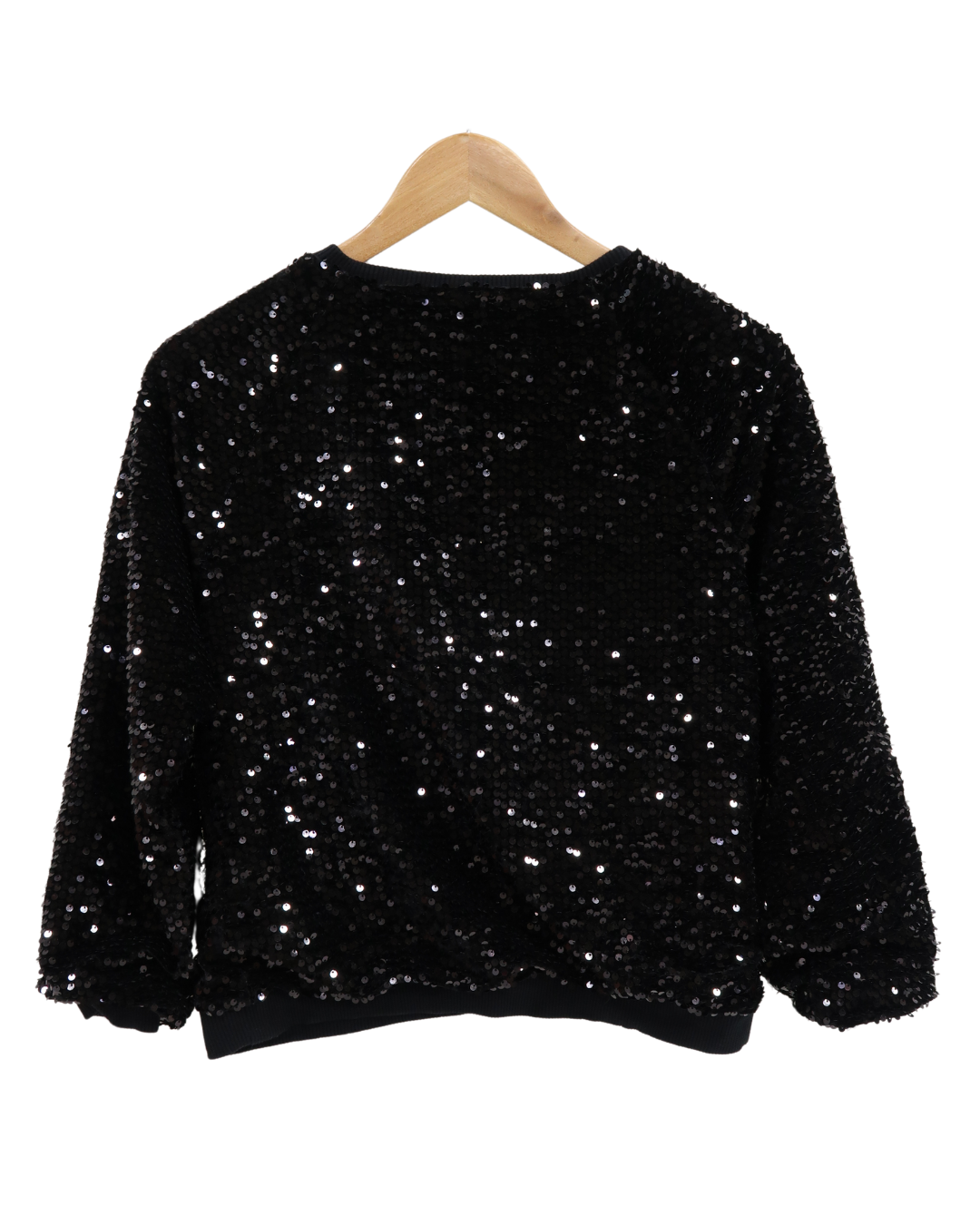 Pull noir à sequins - Zara - 11/12 ans (152cm) - Fille