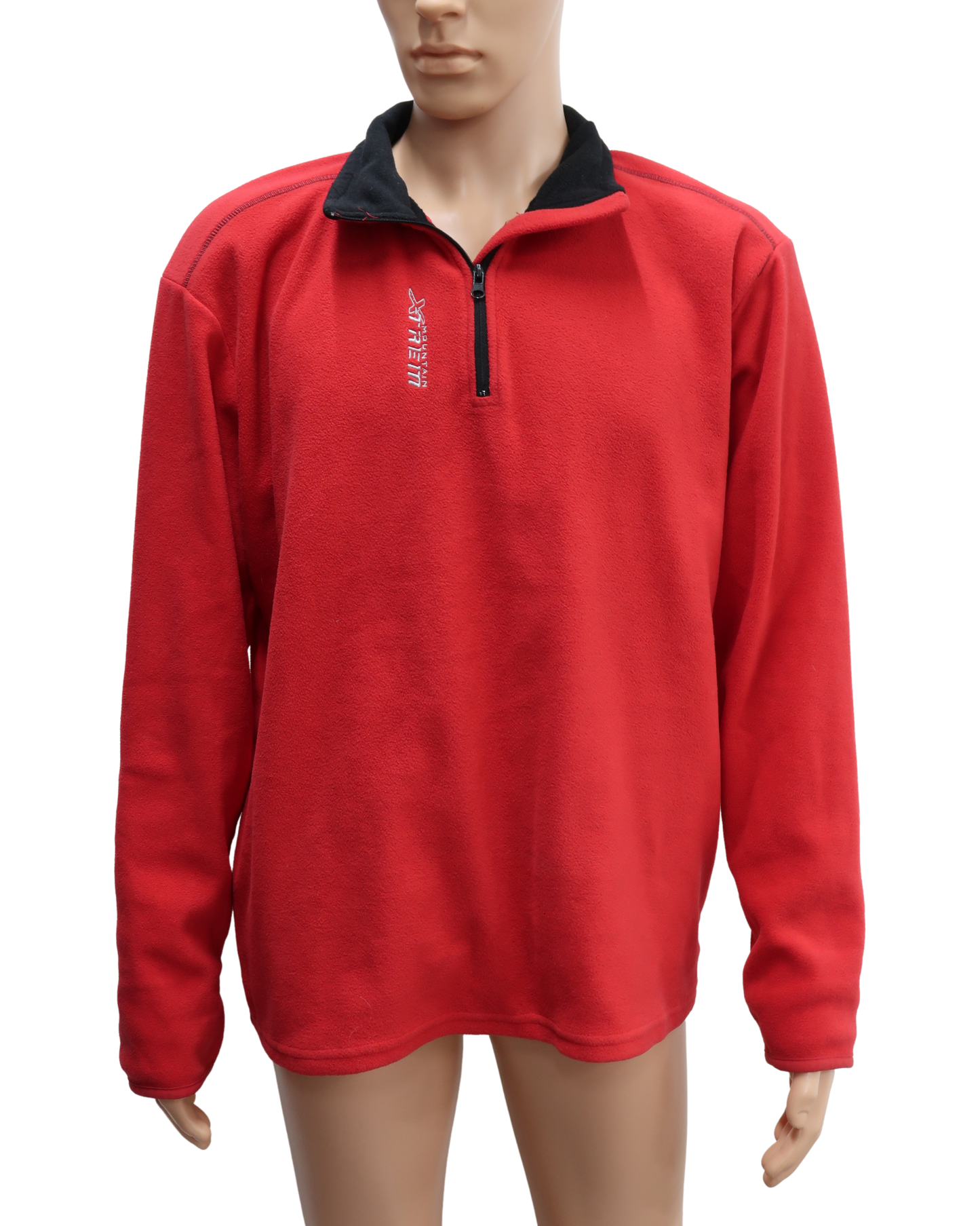 Polaire rouge et noire - Atlas for men - XL