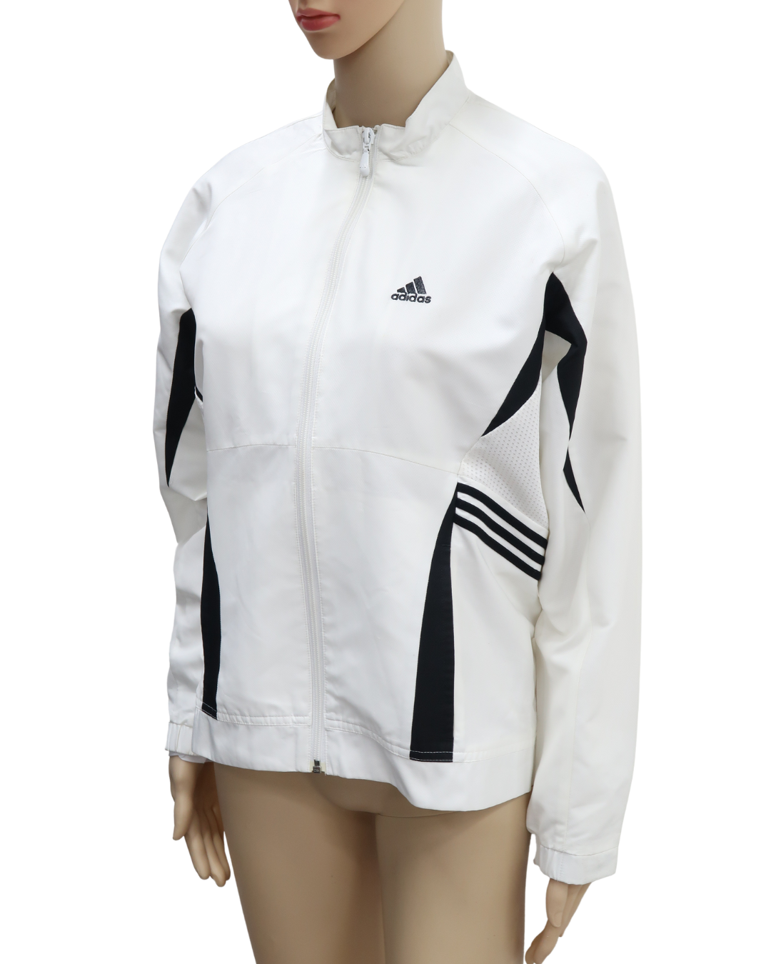 Veste blanche et noire vintage - Adidas - S