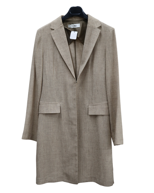 Veste longue beige - Mango - L