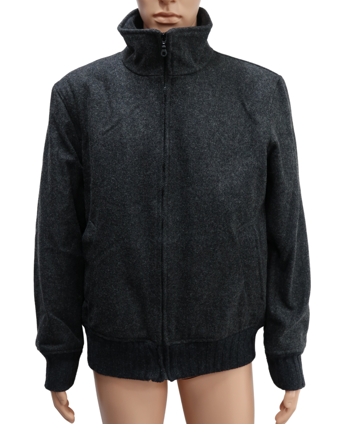 Manteau gris en laine - Sisley - L