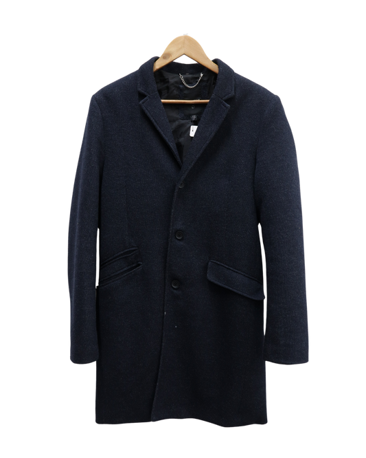 Veste longue bleu marine - Only & Sons - S