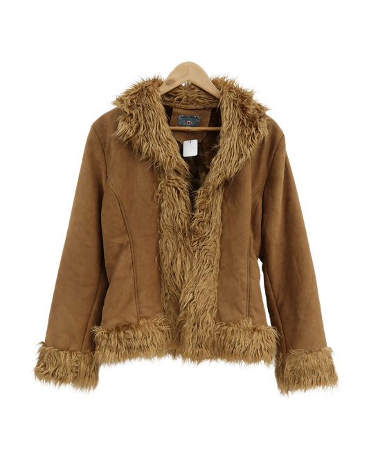 Manteau camel avec fourrure - Anapurna equipment - M