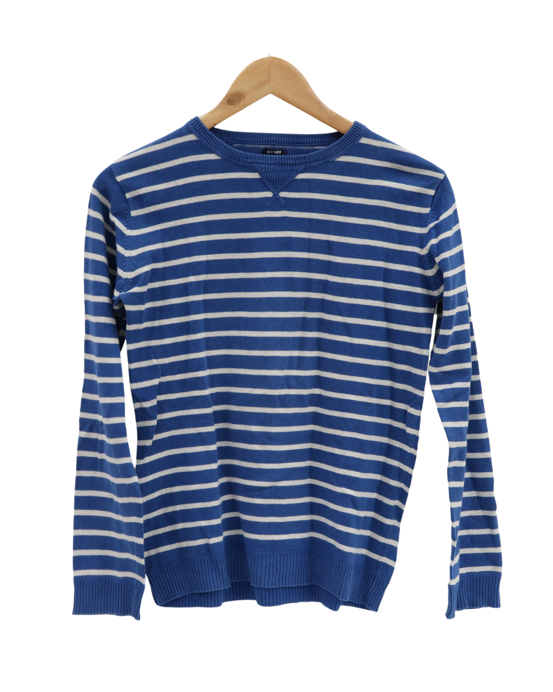 Pull à manches longues marinière bleu & blanc - Kiabi - 12 ans (144/155cm) - Garçon