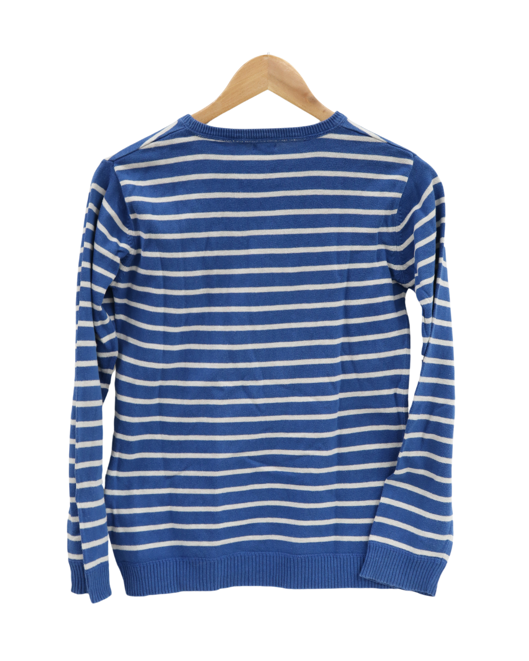 Pull à manches longues marinière bleu & blanc - Kiabi - 12 ans (144/155cm) - Garçon