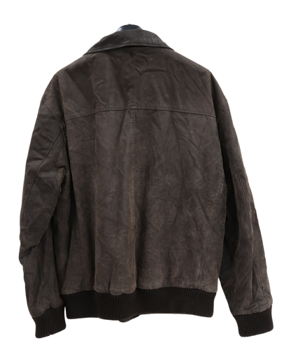 Manteau en daim marron foncé - Kiabi - XL