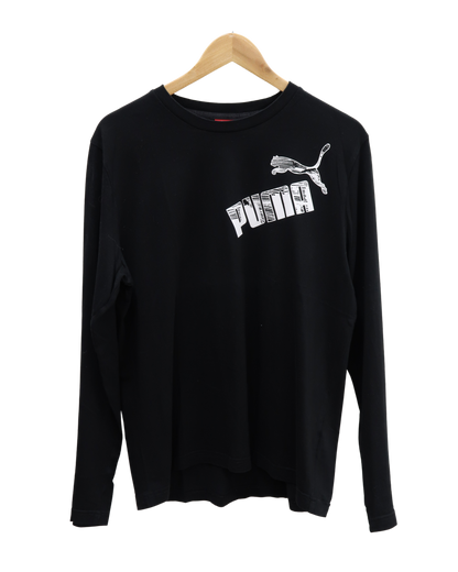 T-shirt noir à manches longues - Puma - L