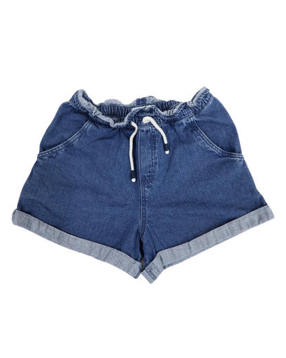 Short en jean avec cordon blanc - Monoprix - 12 ans - Fille