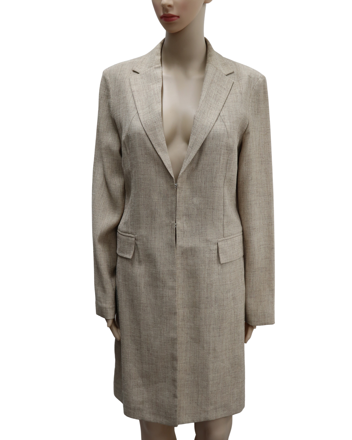 Veste longue beige - Mango - L