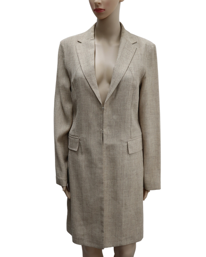 Veste longue beige - Mango - L