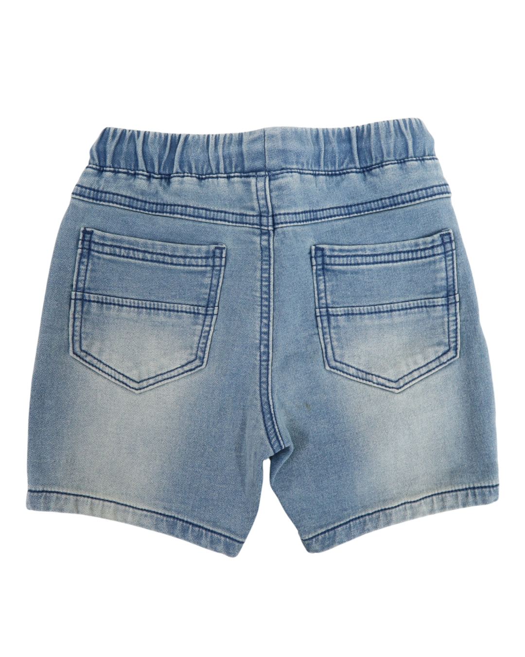 Short en jean avec cordons bleu foncé - Next - 2/3 ans (98cm) - Mixte