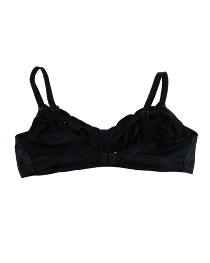 Soutien gorge en satin noir - Silter - 105C