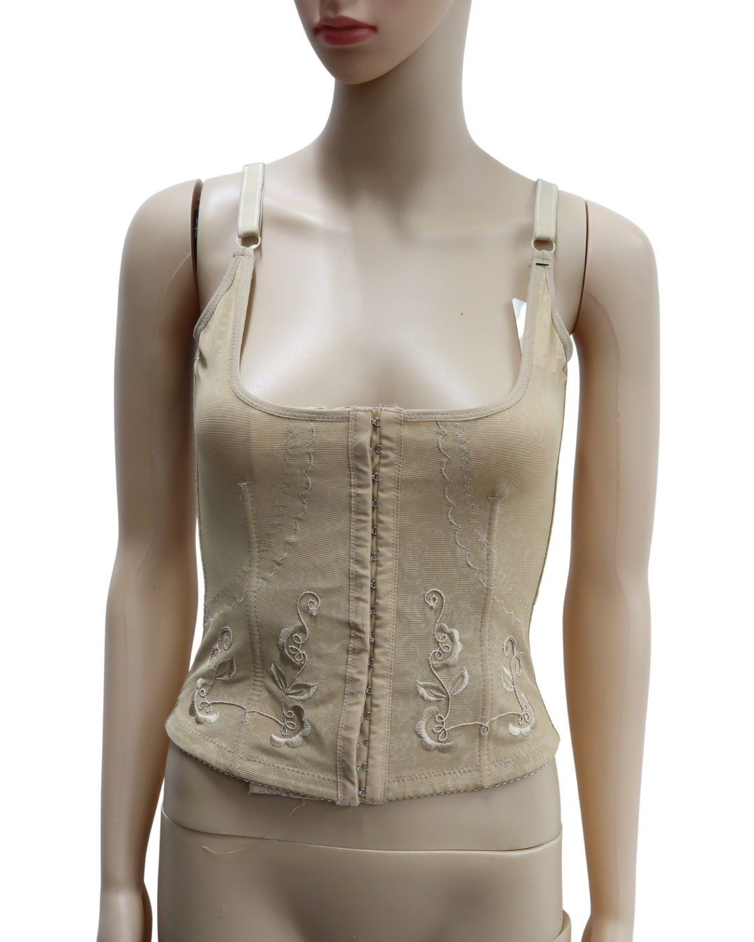 Corset beige à motifs - M