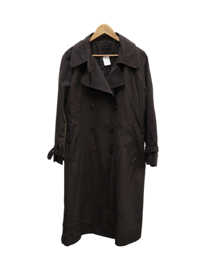 Manteau long marron imperméable - Mer du Nord - XL