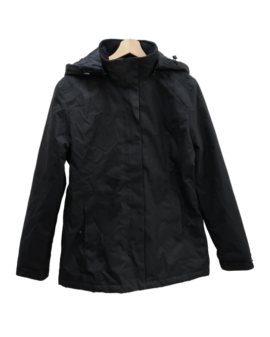 Manteau imperméable noir à capuche - Kariban - L